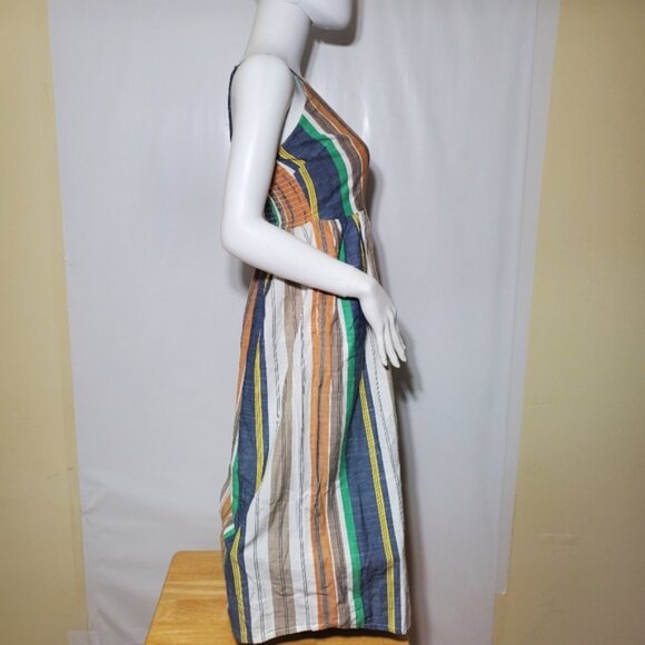JAPNA Women's Striped Button-Front Midi Dress Multicolor Size S - Picture 5 of 10